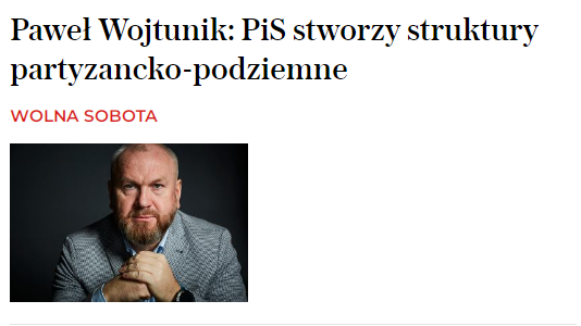 PiotrSemka's tweet photo. Ktoś tu marzy o wskrzeszeniu policji politycznej? No bo skoro powstaje partyzantka i podziemie to, ktoś musi to przecież śledzić i zwalczać. https://t.co/IJHJCnelcY