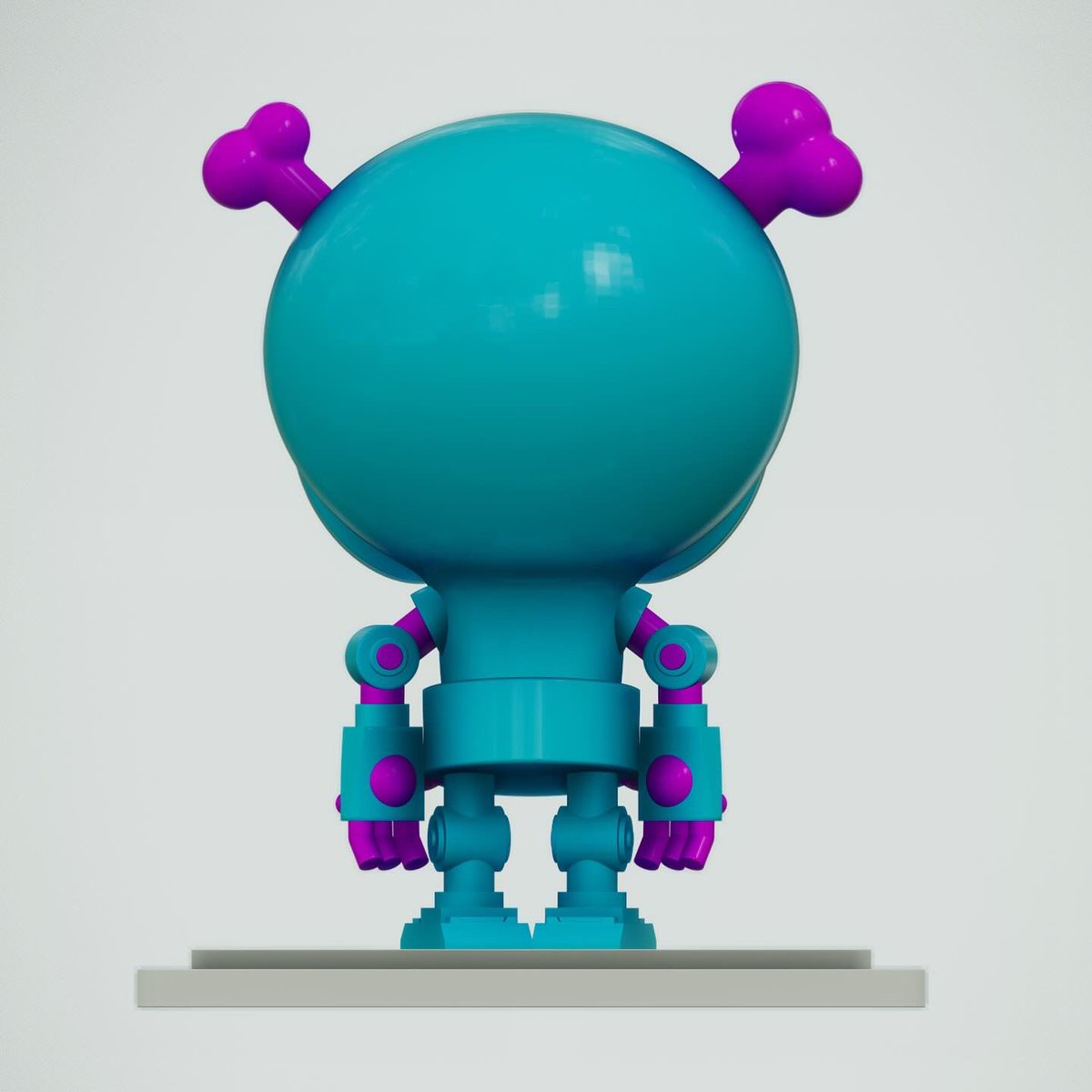 umetoys's tweet photo. Worked up that #skulldroid scribble from the other day. Really like this little chap. I think he’ll be making an appearance in the new year. #umedroids https://t.co/BpegpKOlm5