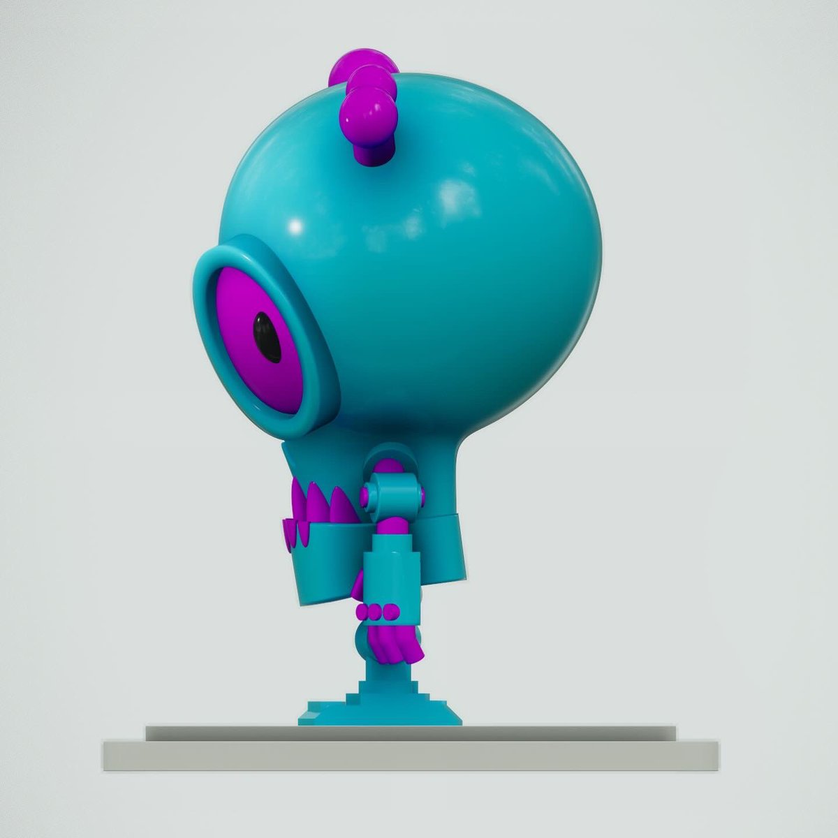 umetoys's tweet photo. Worked up that #skulldroid scribble from the other day. Really like this little chap. I think he’ll be making an appearance in the new year. #umedroids https://t.co/BpegpKOlm5