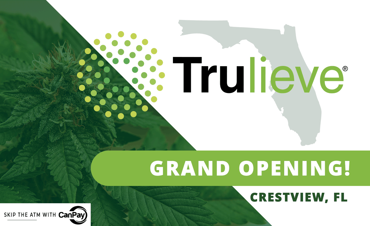 CanPayDebit's tweet photo. Our friends @Trulieve are celebrating the Grand Opening of their new Crestview, FL location!  Make sure to stop by &amp; celebrate, &amp; skip the ATM with CanPay on your smartphone at checkout! - https://t.co/rQkxfu893D 

#CrestviewFL #FLCannabis #FLmmj #CanPay #YesWeCanPay https://t.co/OMt5FwgAwn