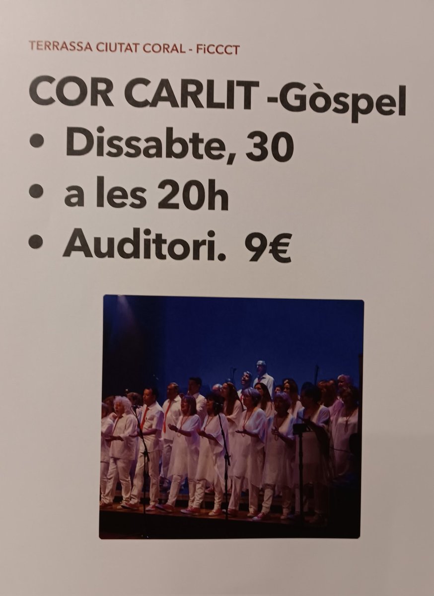 Cloenda del #FiCCCT a ritme gòspel !