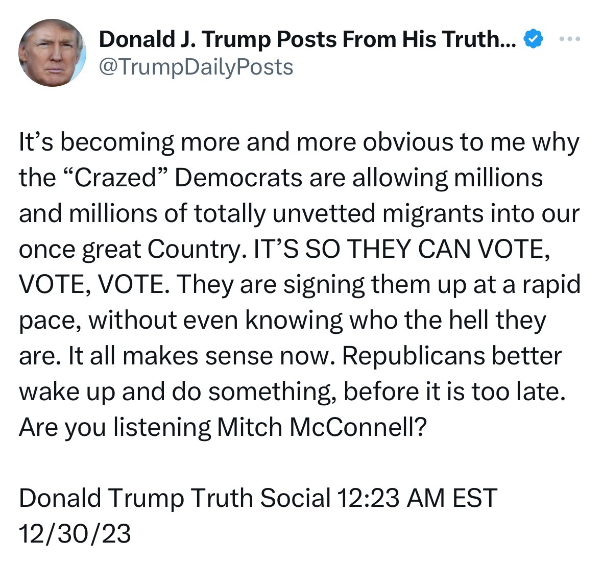 Trump is preparing to claim the 2024 election was stolen from him when he loses