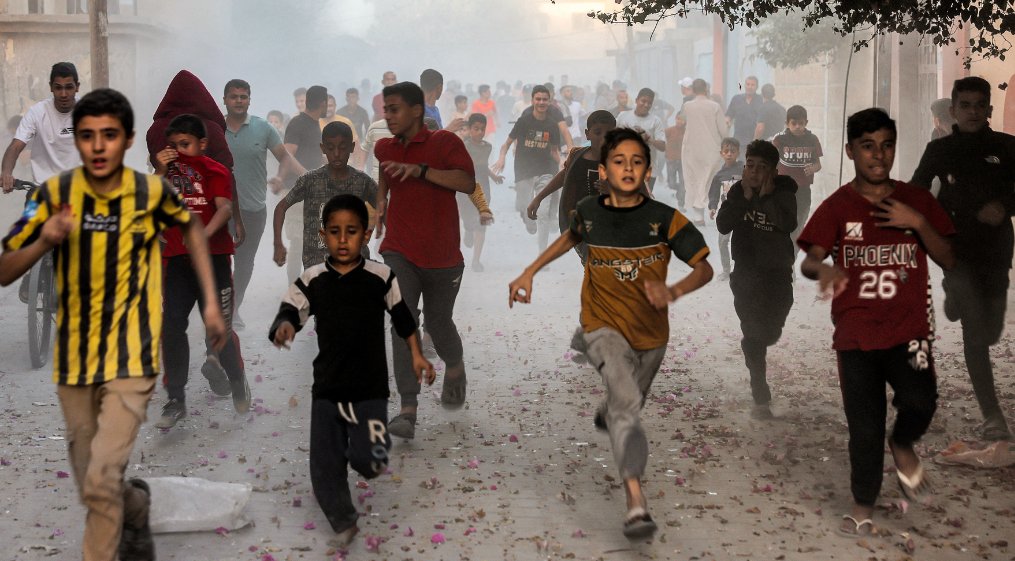 AJEnglish's tweet photo. Israel’s war on Gaza’s children.

— in pictures https://t.co/cFWFIL0iN5 https://t.co/zDQDBWHmut