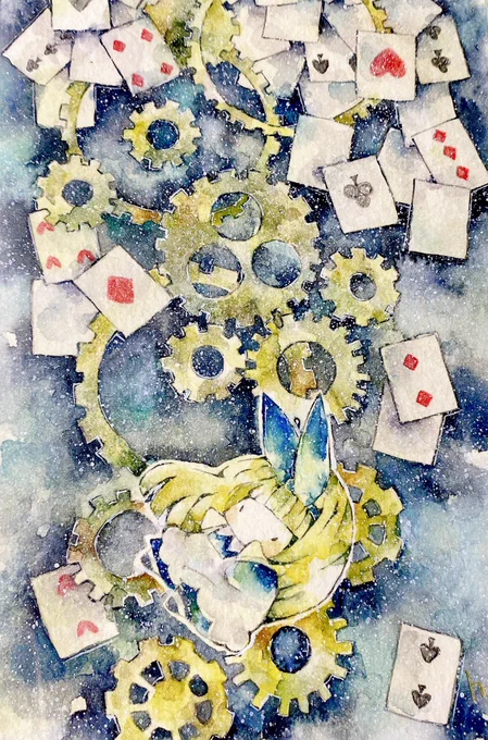 今年もとても水彩で楽しくお絵描きする事ができました!作品を見て頂き暖かな言葉も本当に日々の励みになっています…!ありがとうございます!来年もゆっくりとお絵描きして行きたいと思っておりますのでよろしくお願い致します…!