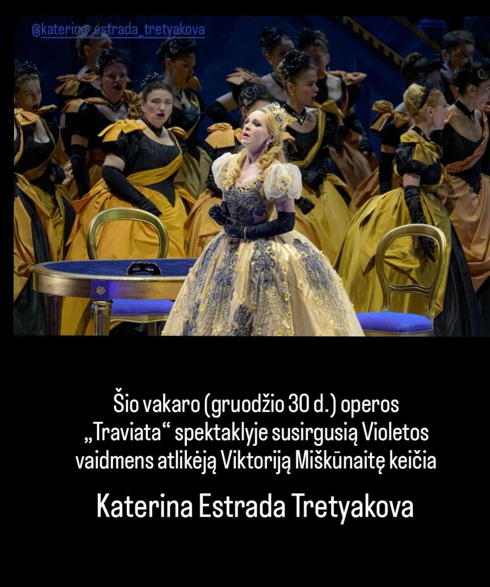 TretyakovaKat's tweet photo. Surprize! Jumping in for my colleague and singing two TRAVIATA performances in a row!!! 
#KaterinaEstradaTretyakova #LaTraviata #violetta #verdi #jumpingin #performance #KaterinaTretyakova #opera #soprano https://t.co/yS8jTsr4FA