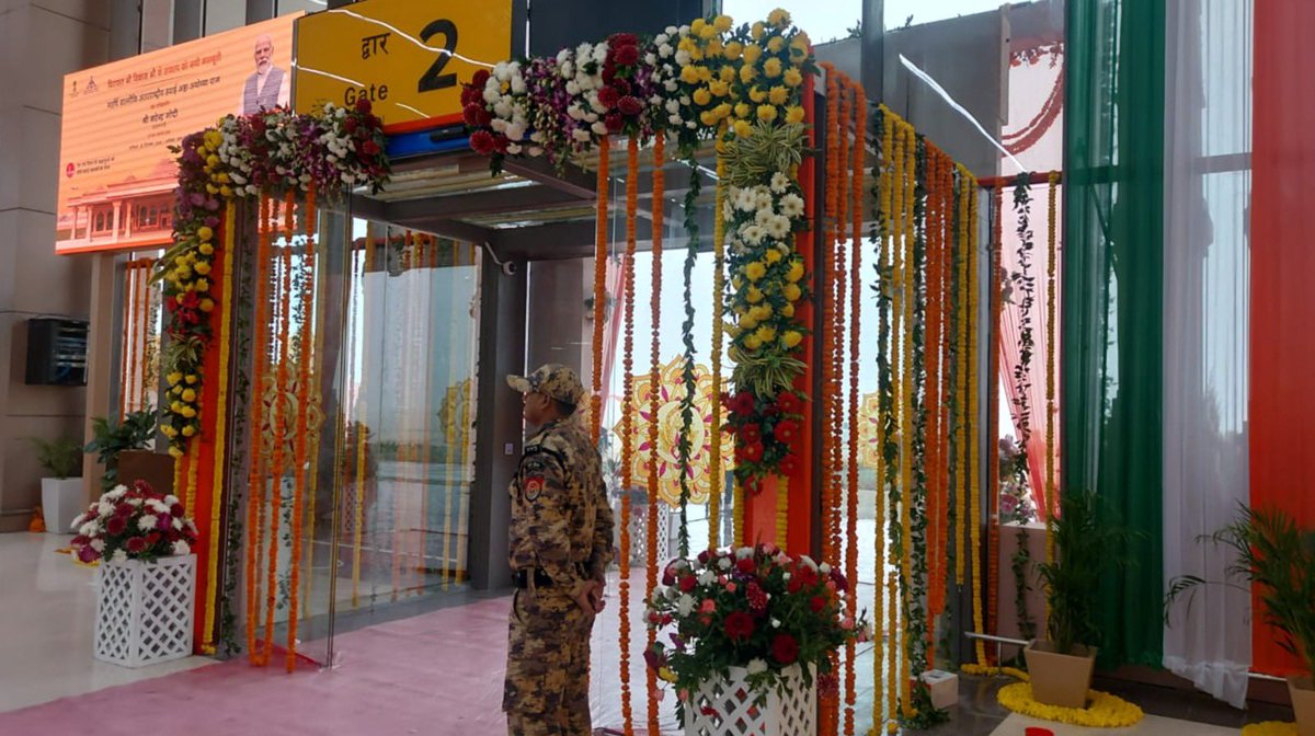SP Goyal (@spgoyal) on Twitter photo Maharshi Valmiki International Airport, Ayodhya was inaugurated as the 10th Airport of UP by the Hon’ble Prime Minister Shri Narendra Modi Ji today. Scheduled flights to Delhi, Mumbai and Ahmedabad are slated to start in January 2024 ….. Maharshi Valmiki International Airport, Ayodhya was inaugurated as the 10th Airport of UP by the Hon’ble Prime Minister Shri Narendra Modi Ji today. Scheduled flights to Delhi, Mumbai and Ahmedabad are slated to start in January 2024 …..