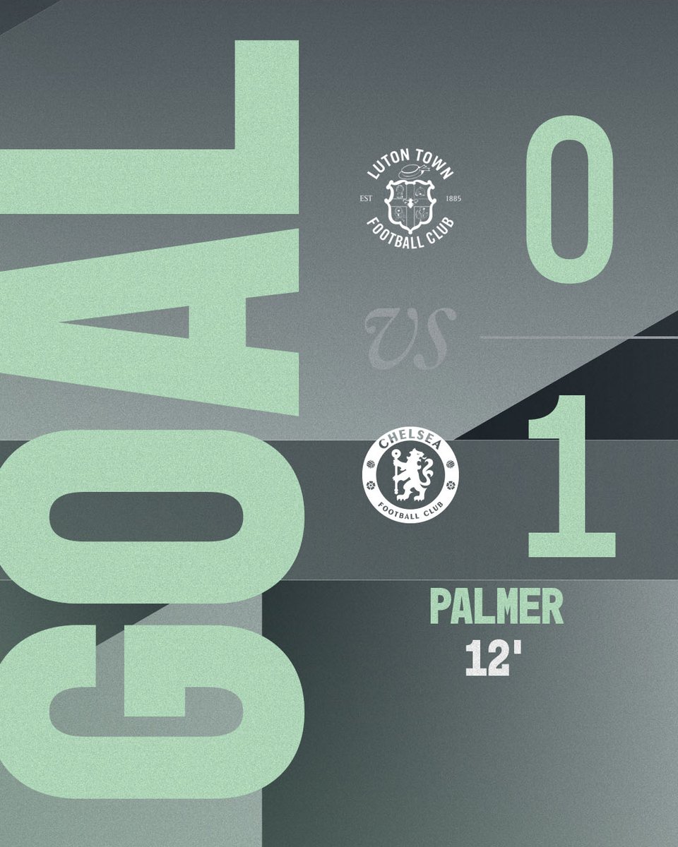 Cold Palmer. 1-0! 🟠 0-1 🧊 [12] #CFC | #LutChe