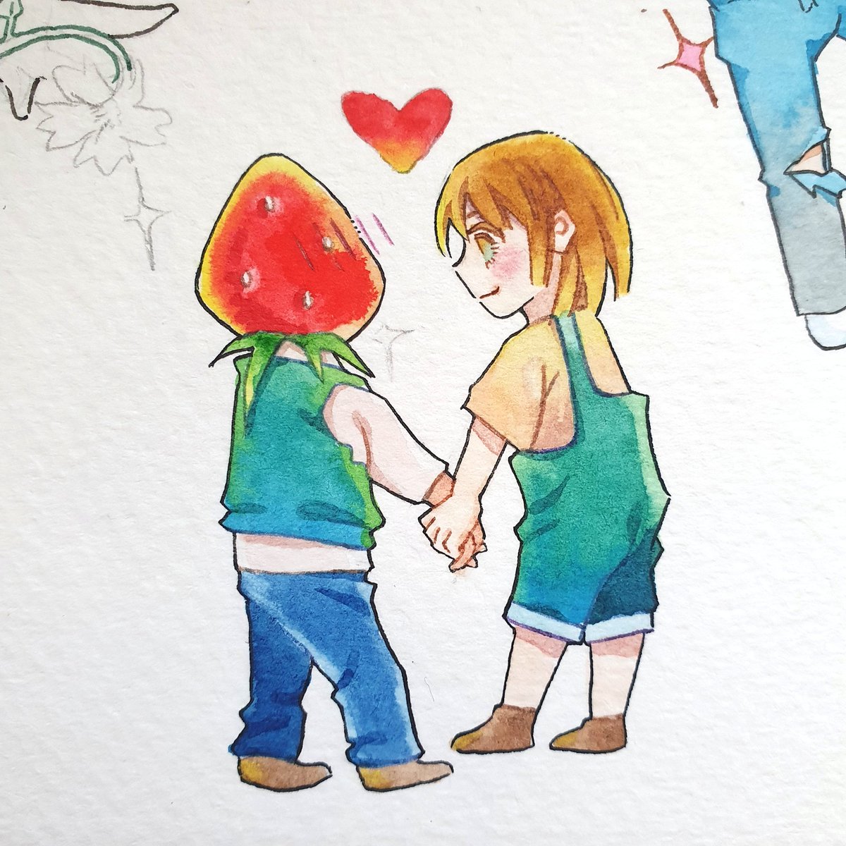 Kivachuu's tweet photo. I really like this little coloured piece * ^ * ) he he https://t.co/M32ZqBYSwm