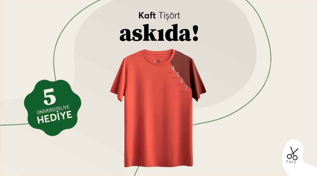 askidanevar's tweet photo. Askıda “Tasarım Tişört” var! @KAFTco desteğiyle 5 üniversiteliye hediye! https://t.co/18jCpx6Cwz