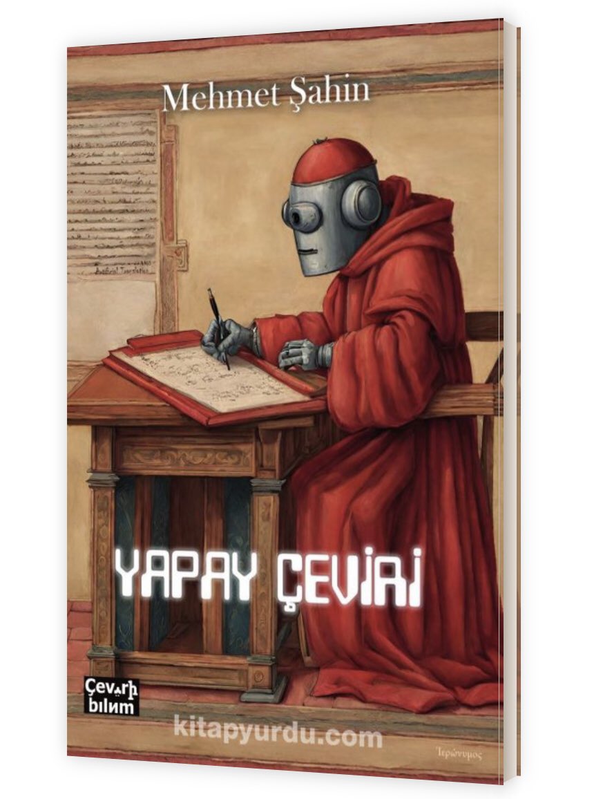 2024’e selam! Çeviri makinelerinin tarihini enine boyuna tartışan ve günümüzün yapay zeka ortamında çevirinin geleceğini değerlendiren Mehmet Şahin’in Yapay Çeviri adlı kitabıyla yeni yılı kutluyoruz! İyi yıllar! 🍀🧿🚀 kitapyurdu.com/kitap/yapay-ce…
