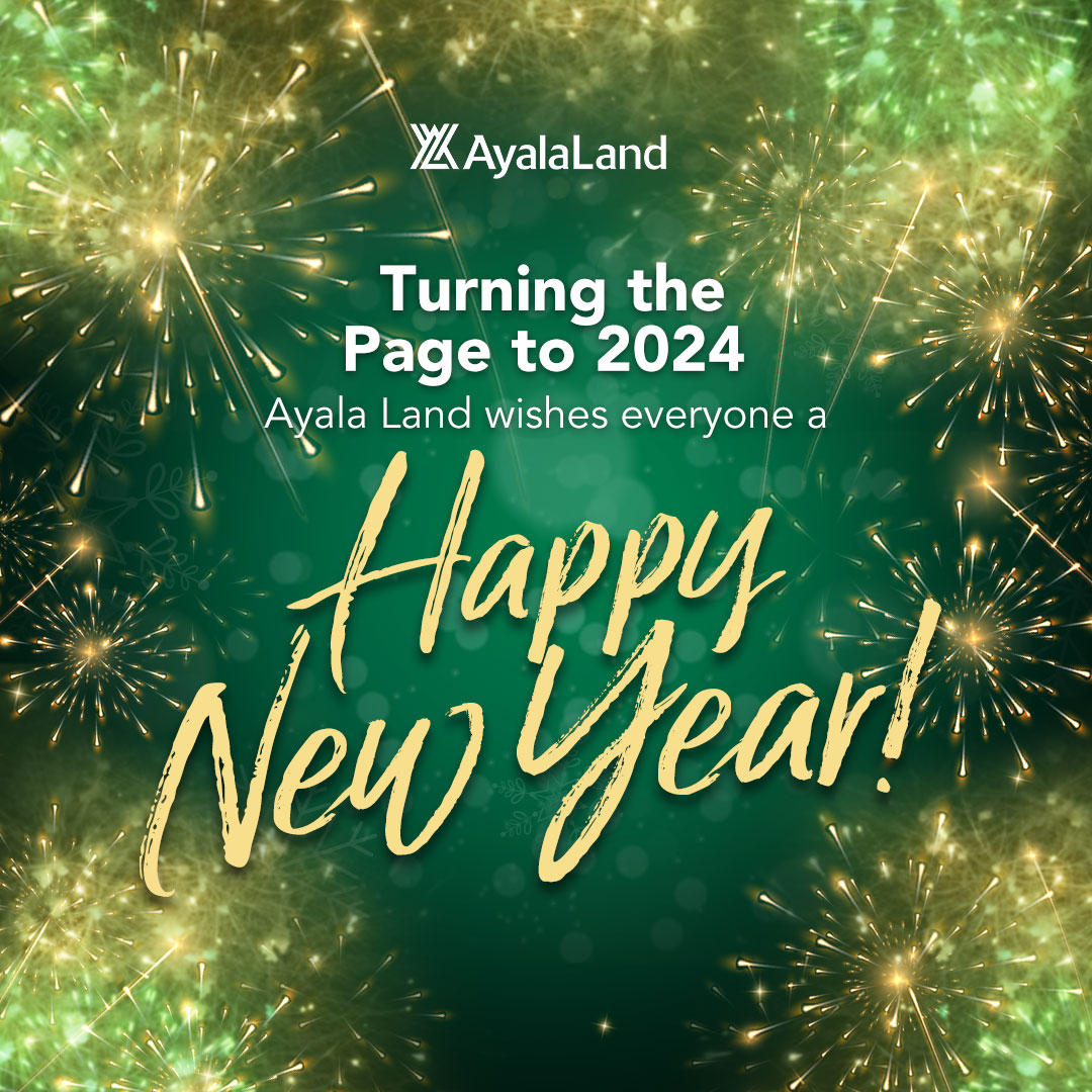 May the year ahead unfold with grace, prosperity, and meaningful moments. Ayala Land wishes everyone a Happy New Year adorned with refined joys, personal triumphs, and the enchantment of fresh beginnings. 🎆

#NewYear2024 #AyalaLand2024