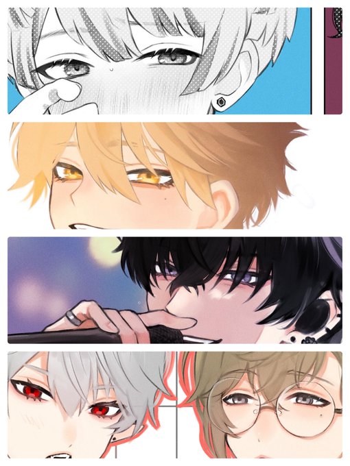 比較的沢山描けたから目の描き方とか塗り方掴めてきたかも🥳いつでもお絵描き初心者だおれは……… 