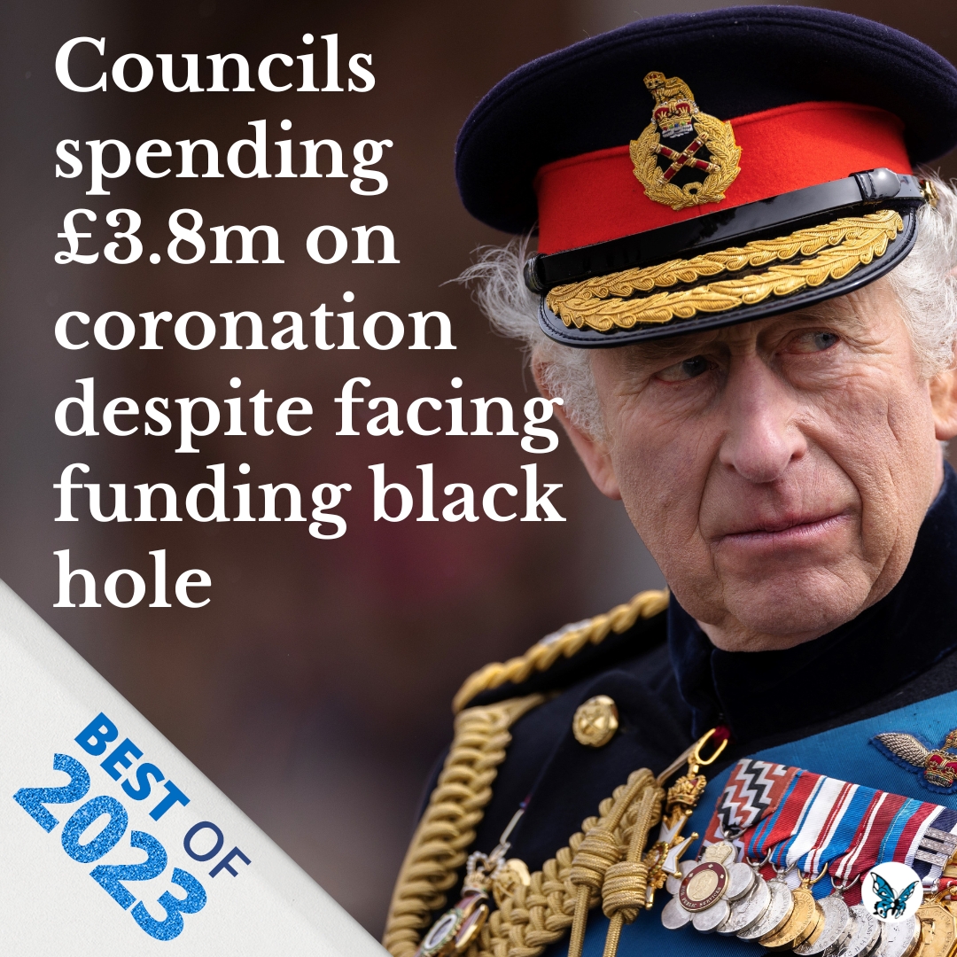 Best of 2023: Council that vetoed cash for food banks to spend £50,000 on coronation. Tory-controlled Bromley Council is among those spending a total of £3.8m on royal-themed events Read more: bit.ly/3paKU02