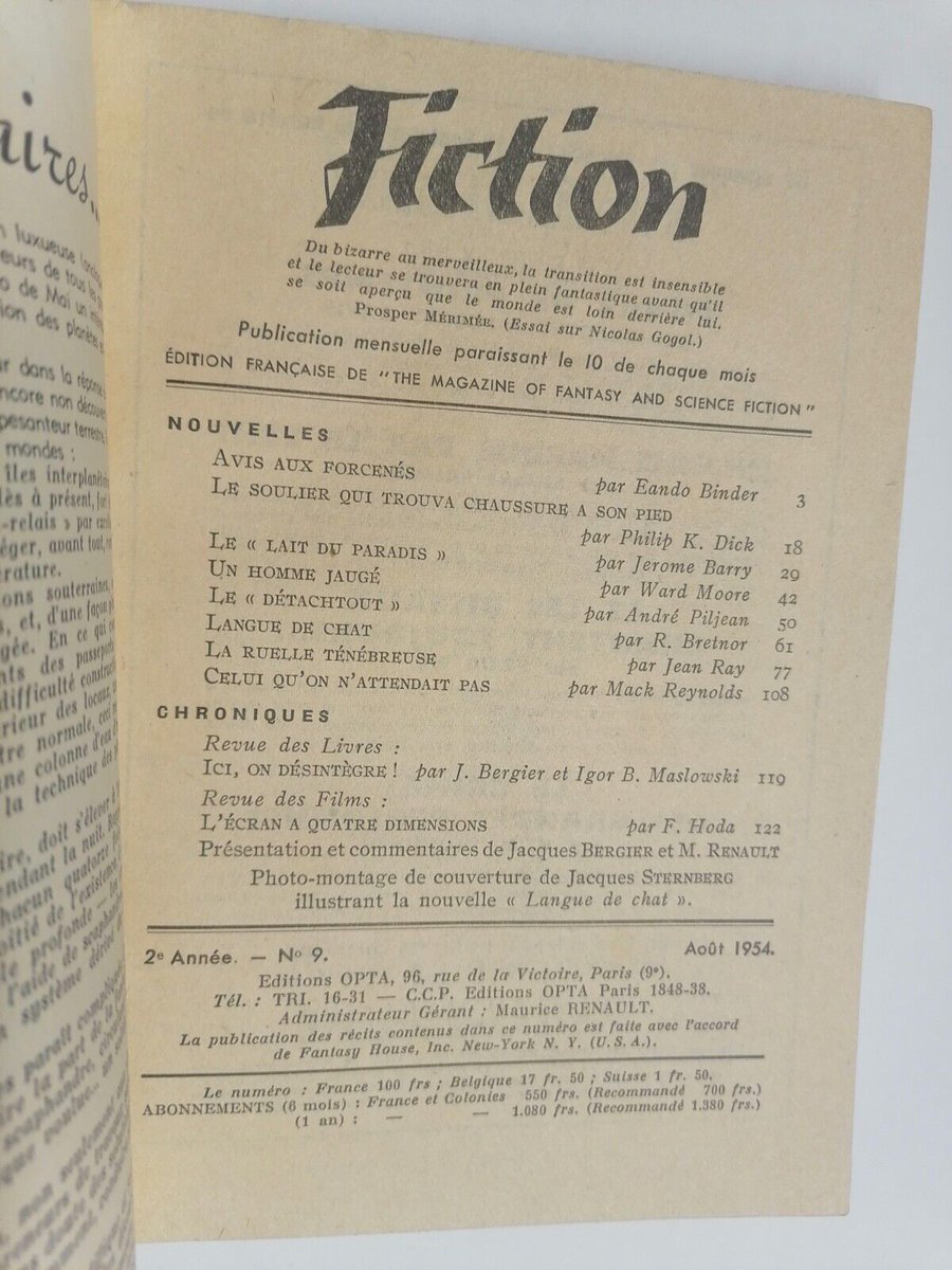 jl_lambert's tweet photo. .
#JeMeSouviens de "La Ruelle ténébreuse" de #JeanRay, d'abord découvert dans un numéro ancien de la revue Fiction…  

▶️https://t.co/pXcoNxfexE
… et mise en scène dans le Théâtre de l'Étrange, avec la voix fascinante de #MichelBouquet 
. https://t.co/D5kWnwoji5