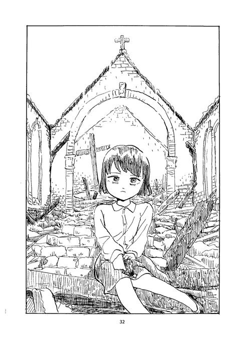 #2023年自分が選ぶ今年の4枚 12月コミティア新刊のページ埋めに描いたイラスト(1枚目)が一番お気に入りかもしれない