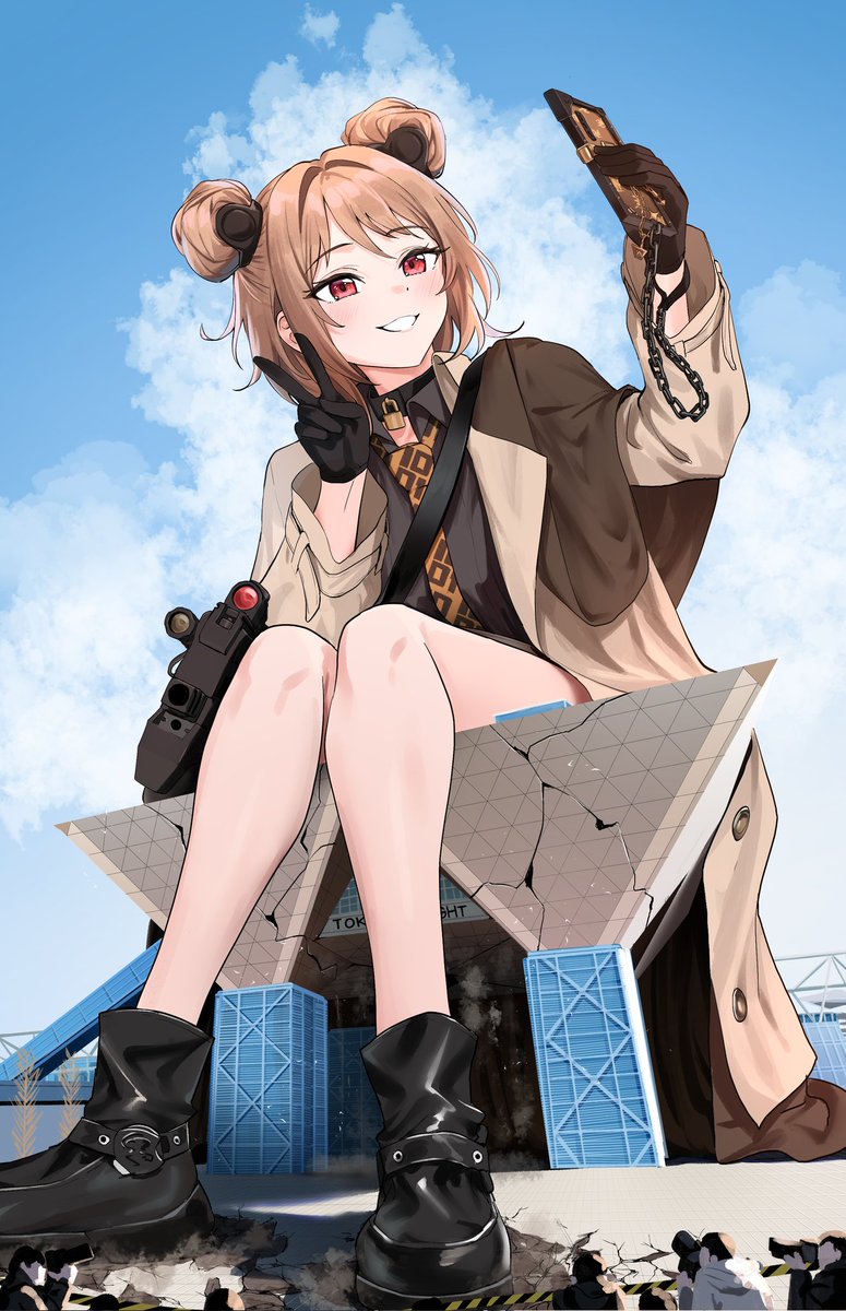 P90

Private artist  
#girlsfrontline #少女前線 #巨大娘 #giantess #소녀전선 #ドルフロ