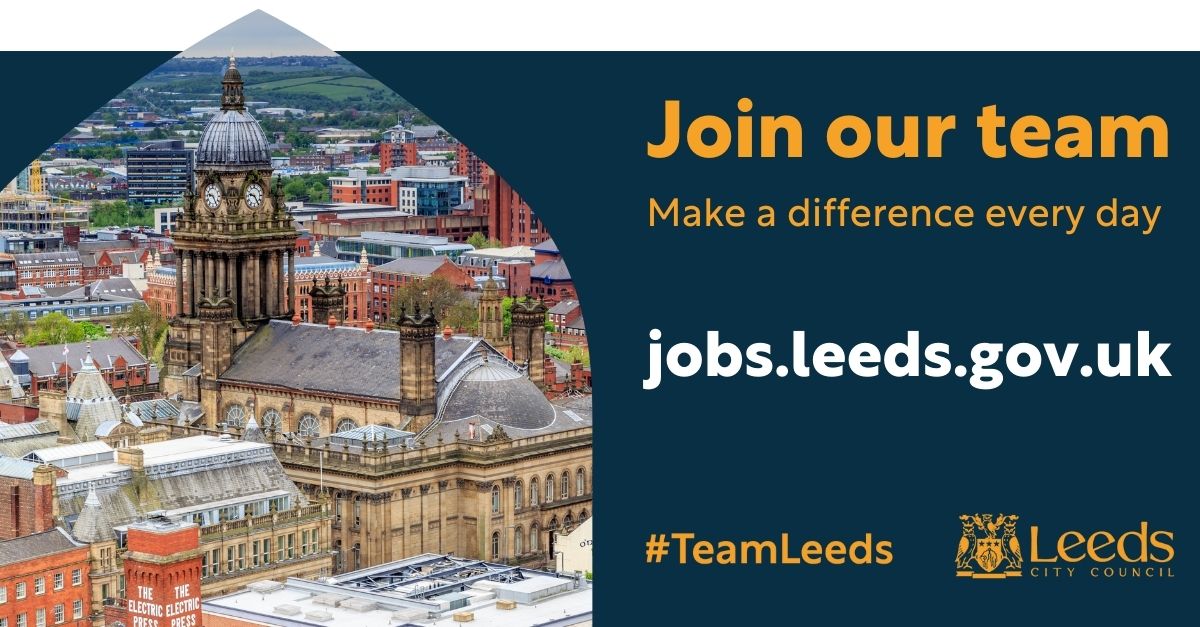 Make 2024 a happy new year in your career! 

We have a range of rewarding job opportunities for anyone who wants a role that makes a difference every day to people’s lives and communities in Leeds. 

Browse our current opportunities: orlo.uk/gCxn1

#TeamLeeds #LeedsJobs