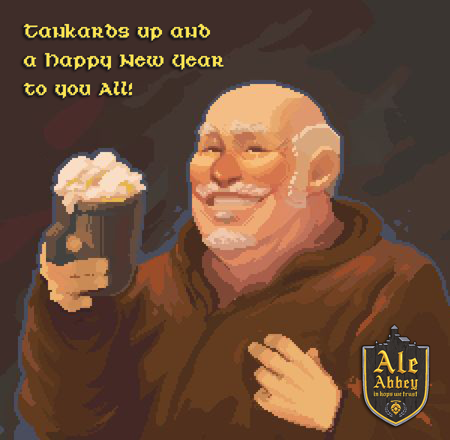 Ham_Rav's tweet image. A year in development and the progress is obvious! And it's YOU who fuel our ambition to make Ale Abbey a game you will enjoy finding yourself in🤗

Thank you for your support in '23 and here's wishing you an amazing '24!🍻🥳🍻
#indiegame #pixelart #screenshotsaturday