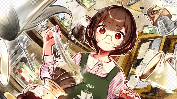 ファンアートとオリジナルでならこの四枚…!!   #2023年自分が選ぶ今年の4枚
