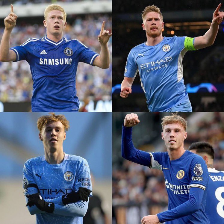 Thank you Man City for Cole Palmer!!! Returning the favour we did when Kevin De Bruyne went the other way.