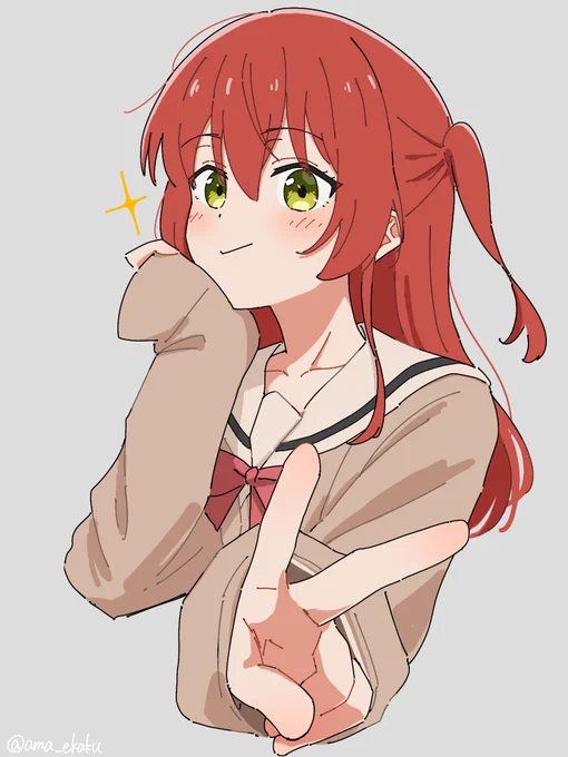 喜多ちゃんで描き納め! 今年も一年お疲れ様でした! #ぼっち・ざ・ろっく