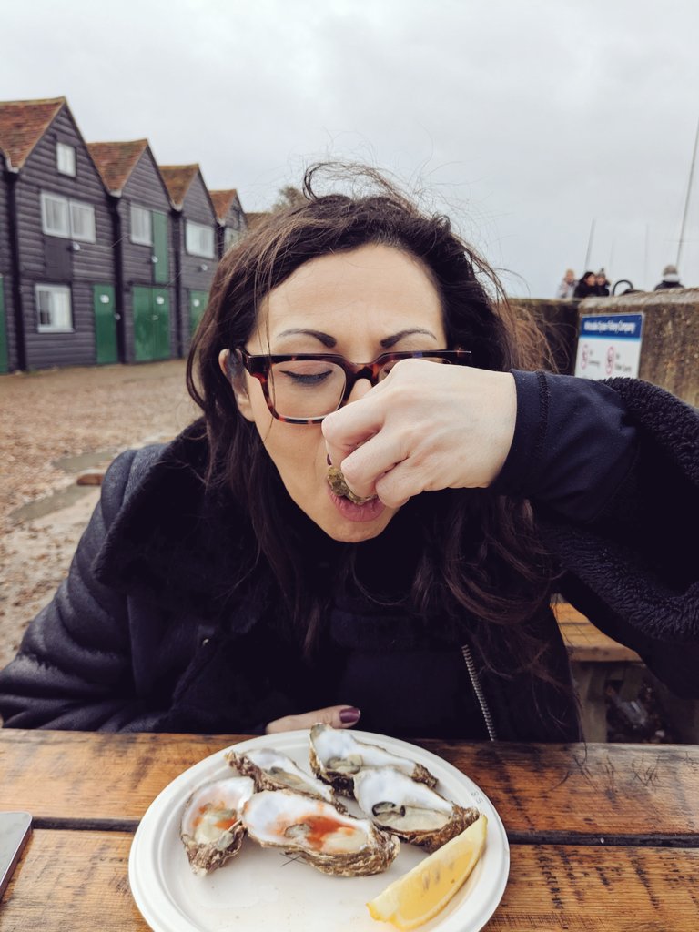 Oysters, Ploughman's, wine and rum. Love Whitstable ❤️