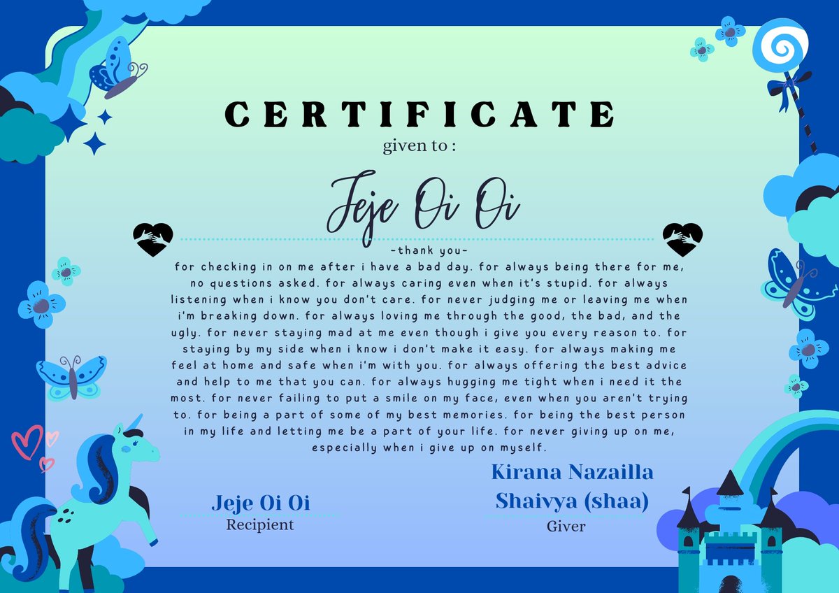 YEAYYY AKHIR TAHUN DAPET CERTIFICATE 😆🫶 timakasiii sayang sayangg acuuu  @Lovernajaemn @Jaeminies_ @onlysunnn @blu3bunny_26 LOPYUUUUU 😻💗💗‼️