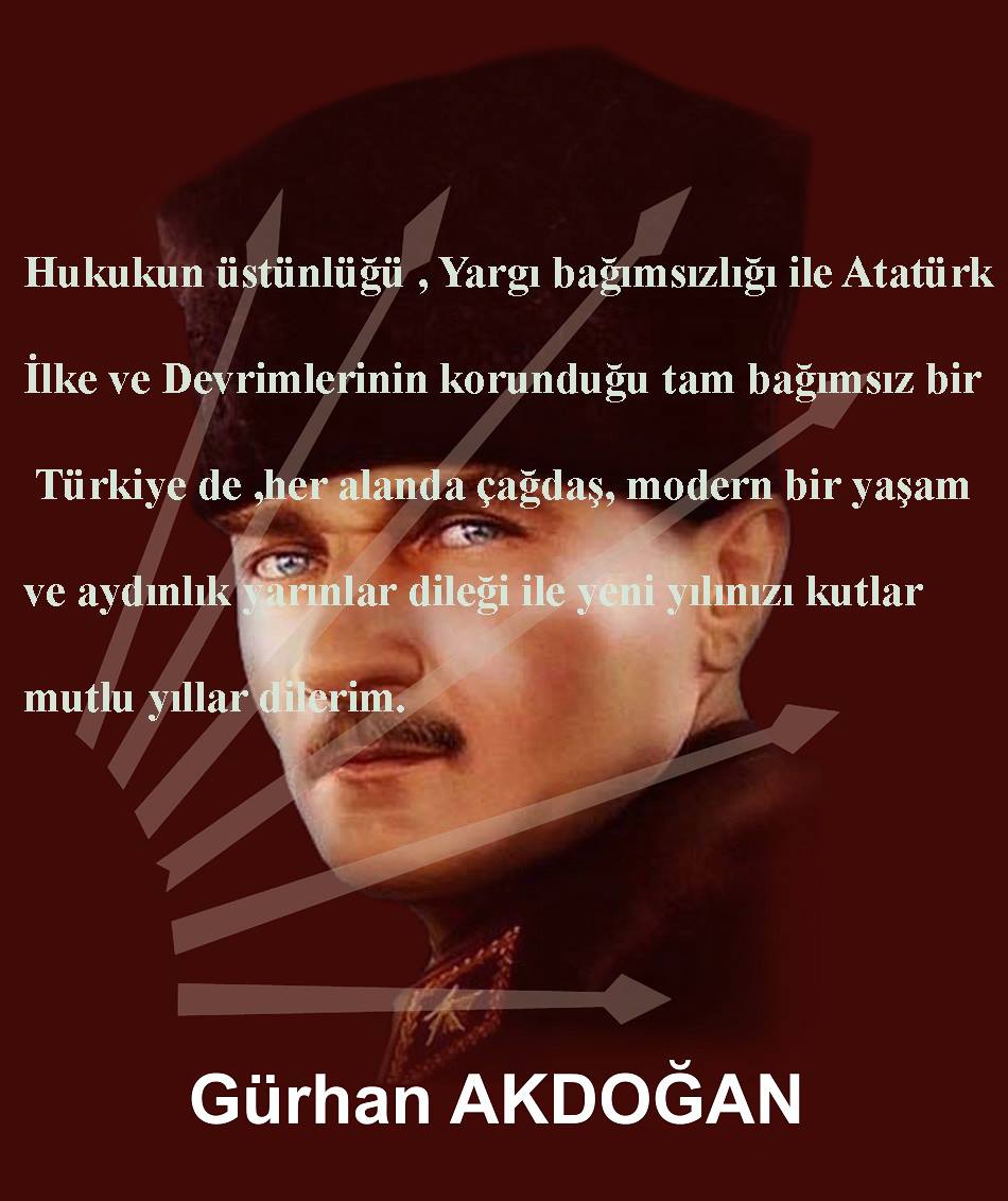 AkdoganGurhan's tweet photo. Kuruluş değerlerimizden uzaklaşıldığı sahiplenmesi gerekenlerin sessizliğe büründüğü, bir dönemden geçiyoruz. Hukukun üstünlüğü, ile Atatürk İlke ve Devrimlerinin korunduğu tam bağımsız bir Türkiye de çağdaş,modern bir yaşam ve aydınlık yarınlar dileği ile yeni yılınızı kutlarım https://t.co/QZFNqiJbrZ