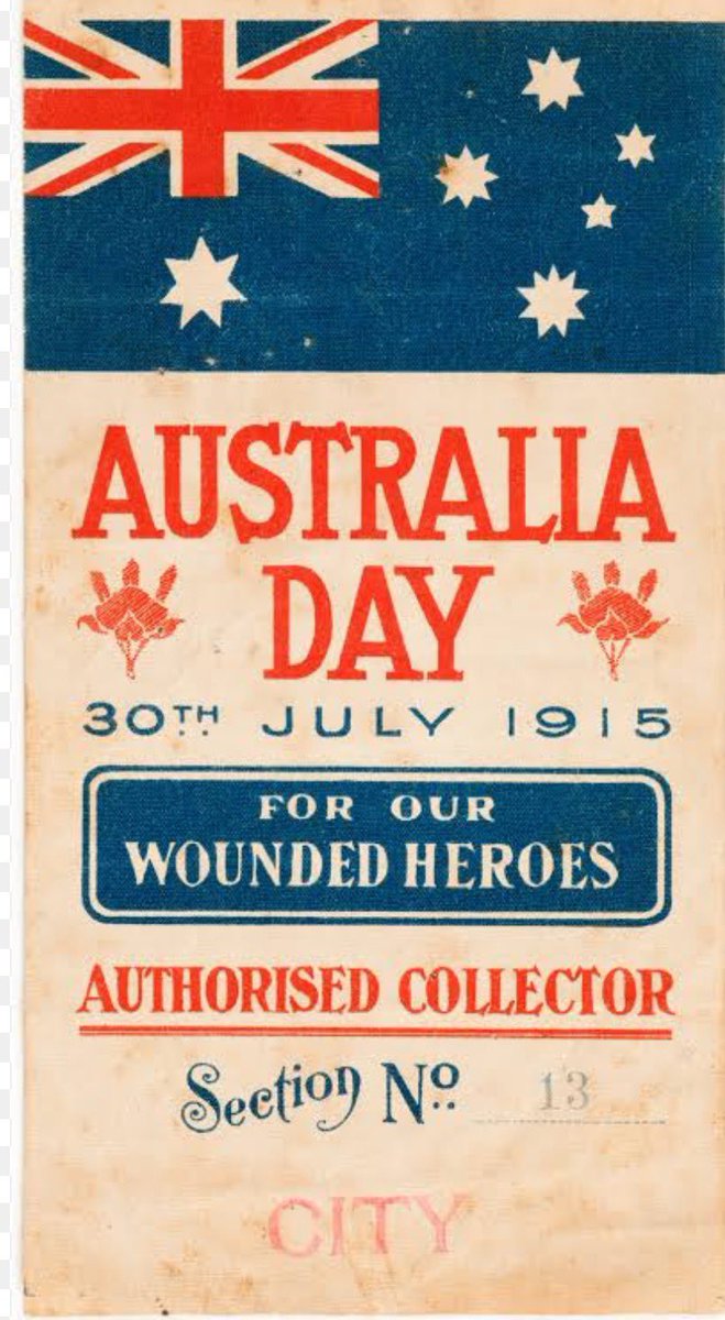 FrancisMacri's tweet photo. @n720ute @macsween_prue @AlboMP We all do realise that the quoted 1915-1918 Australia Days were not a public holiday but fundraisers to mainly buy prosthetics for wounded diggers? In fact check it out we also had a Belgium Day in 1915. And British Empire Day. And 6 different State Holidays. https://t.co/pN4JjJigXQ