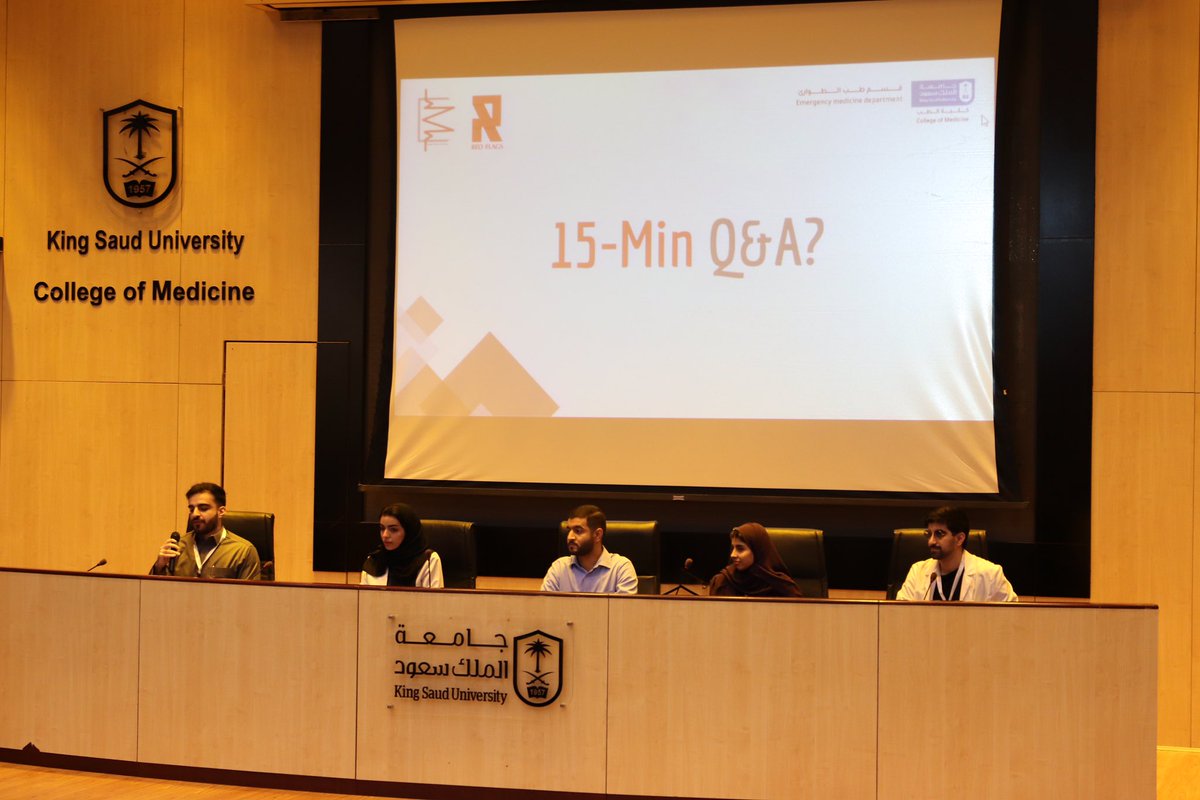 HassanAlshaqaq's tweet photo. It was a great experience presenting to medical students & interns about EM's approach to seizure!
It was amazing to witness their enthusiasm for EM. Grateful for the invitation! Looking forward to more opportunities to engage with future EM residents!
#Redflags24 https://t.co/wGaqYjqtzg