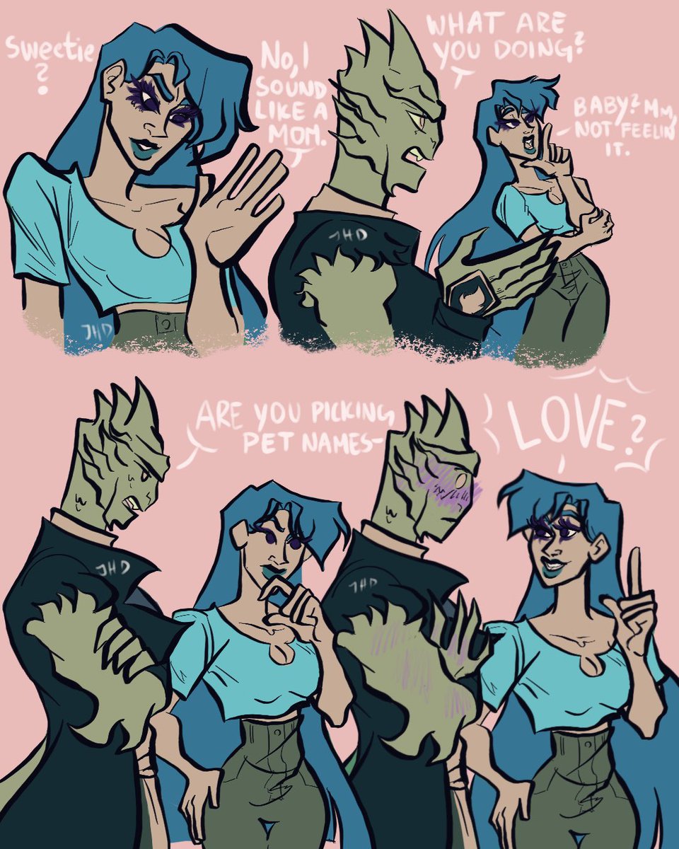 JHDANES's tweet photo. Prompt from @killmyluck on tumblr. Wanted to do something sweet. #jackiechanadventures #totallyspies #demons #ship #crossovership #rareship #fanart #ship #art #digitalart #cartoon #comic #fancomic #crossover #crossovercomics #webcomics #drawing #ArtistOnTwitter https://t.co/rm6hW40TEp