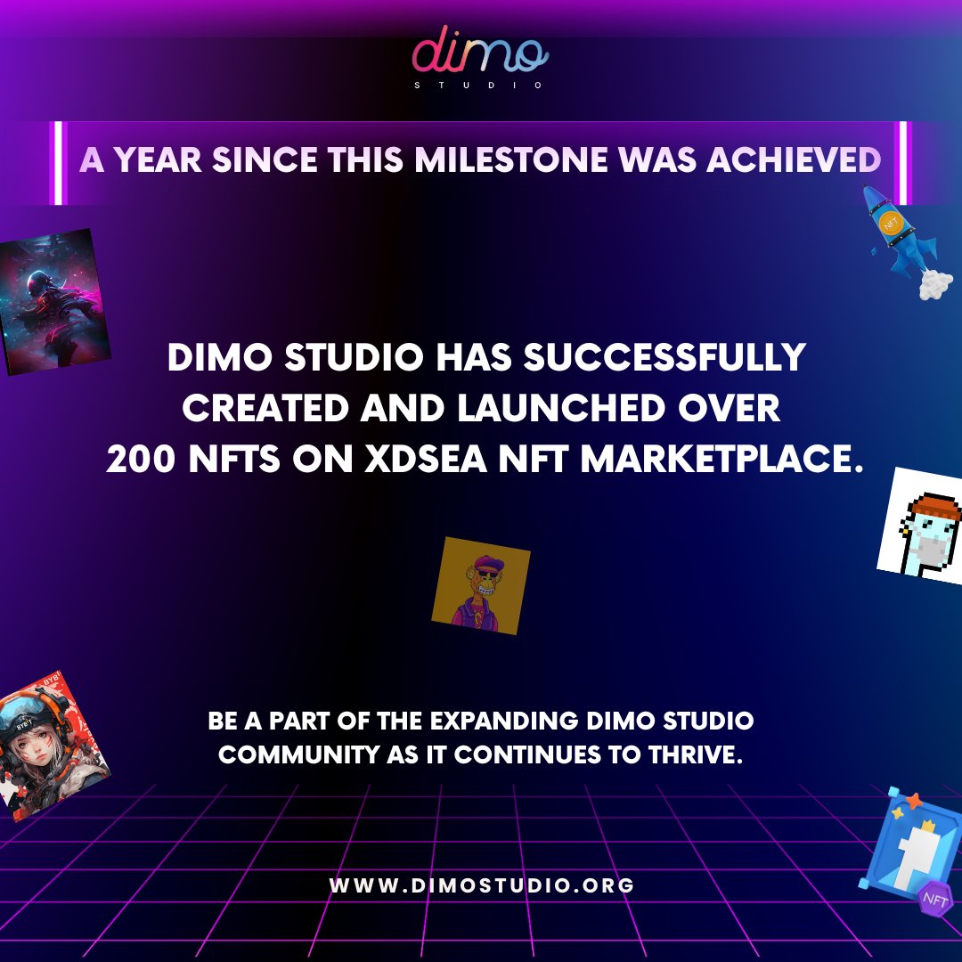 Elevate your collection with XDSea!

Dimo Studio presents XDSea NFT Marketplace, home to exceptional NFTs.

#NFTJourney #DimoStudioArt #XDSeaNFT #DimoStudioArt #NFTCollection #XDSeaNFT #dimostudio #NFT #blockchain #crypto