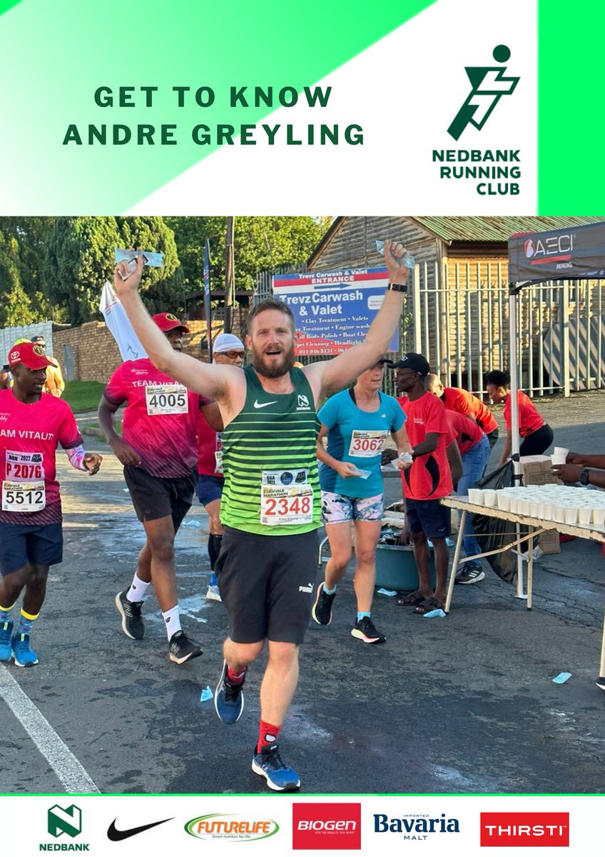 🌟 Nedbank Runner Profile 🌟 Meet André Greyling Read André's running story and learn more about our awesome team 🔥🏃🏿‍♀️🏃‍♂️🏃‍♀️ #MoreThanAClub @Bavaria @BiogenSA @futurelifeza @Nike @ThirstiW @nedbanksport m.facebook.com/story.php?stor…
