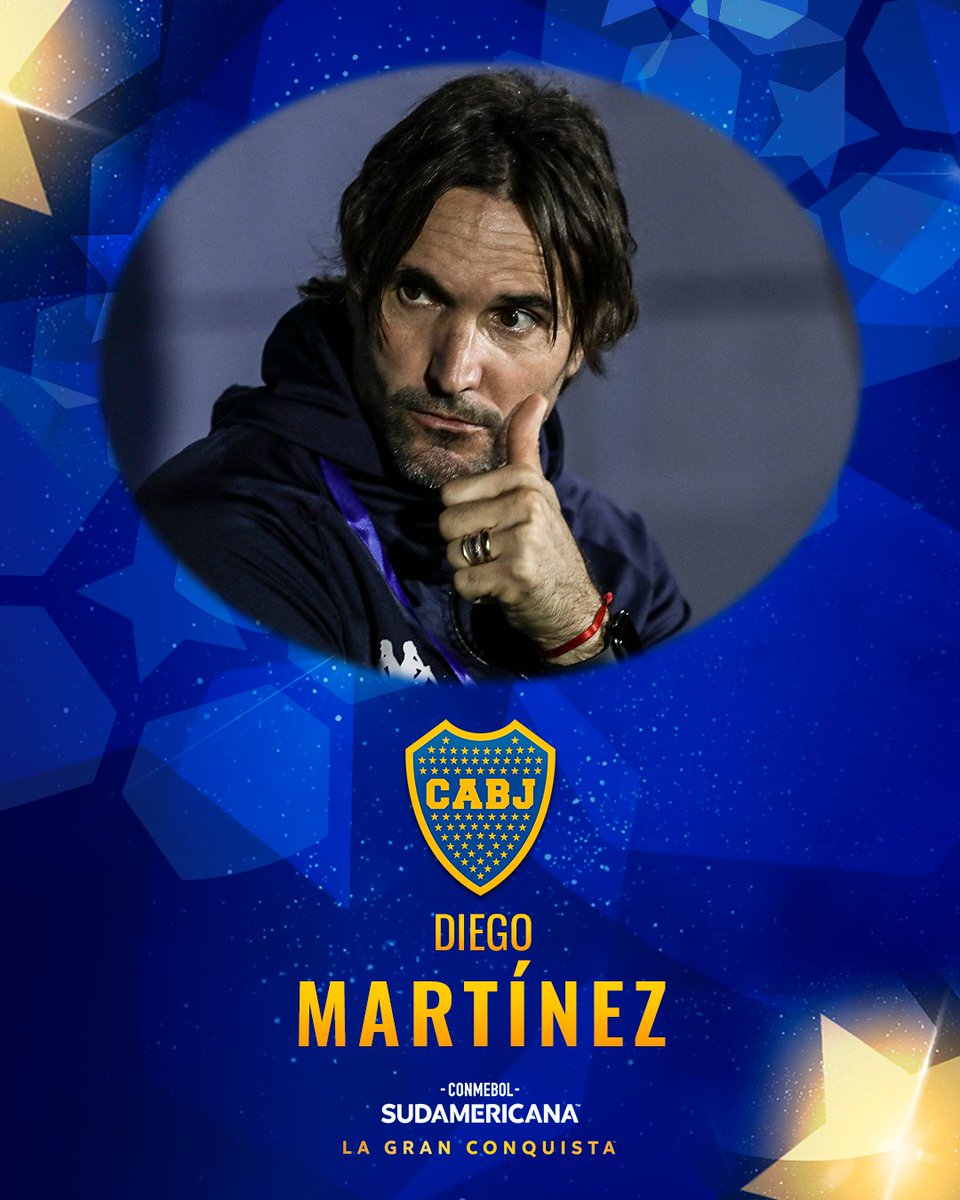 Sudamericana's tweet photo. 🔵🟡¡@BocaJrsOficial tiene nuevo técnico!

🔜🏆 Diego Martínez dirigirá a los Xeneizes en la CONMEBOL #Sudamericana 2024. https://t.co/2gGpoGfpKK