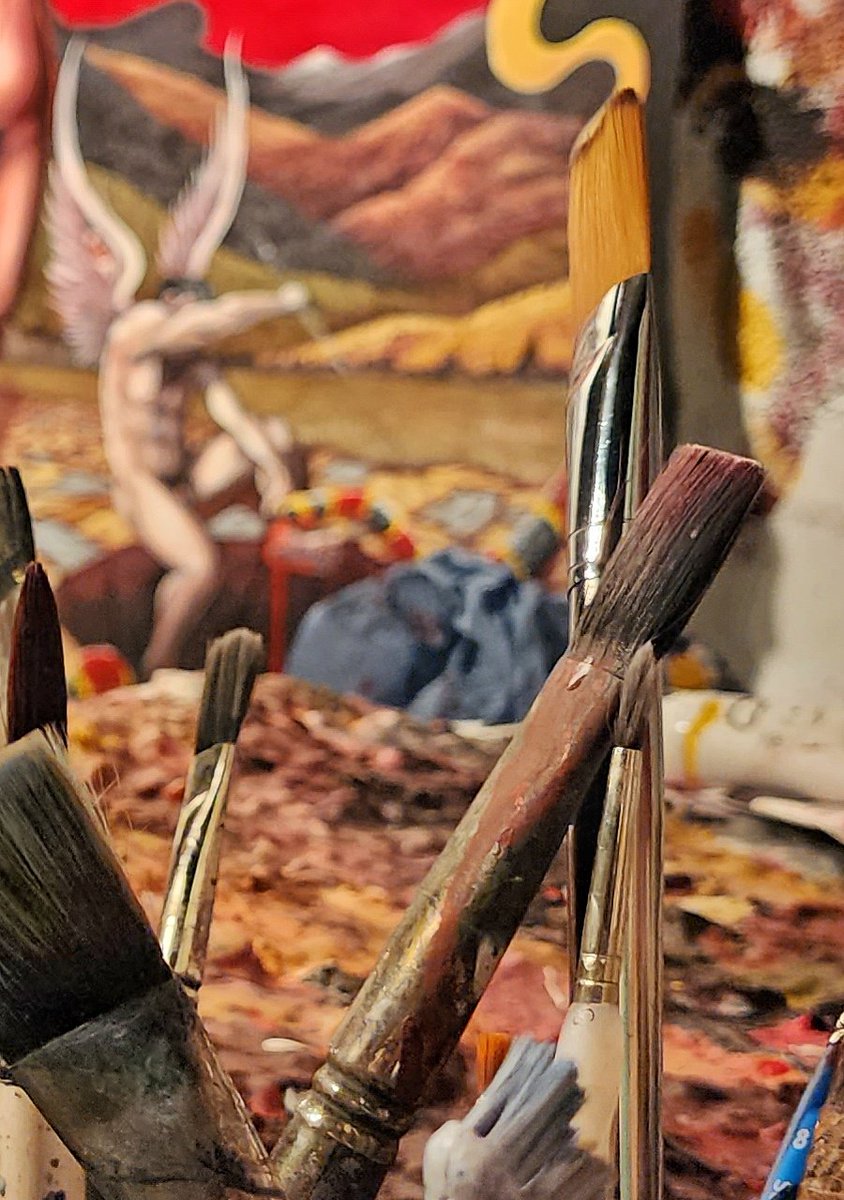 KrisRisto's tweet photo. Studio landscape https://t.co/9avsKigrVi