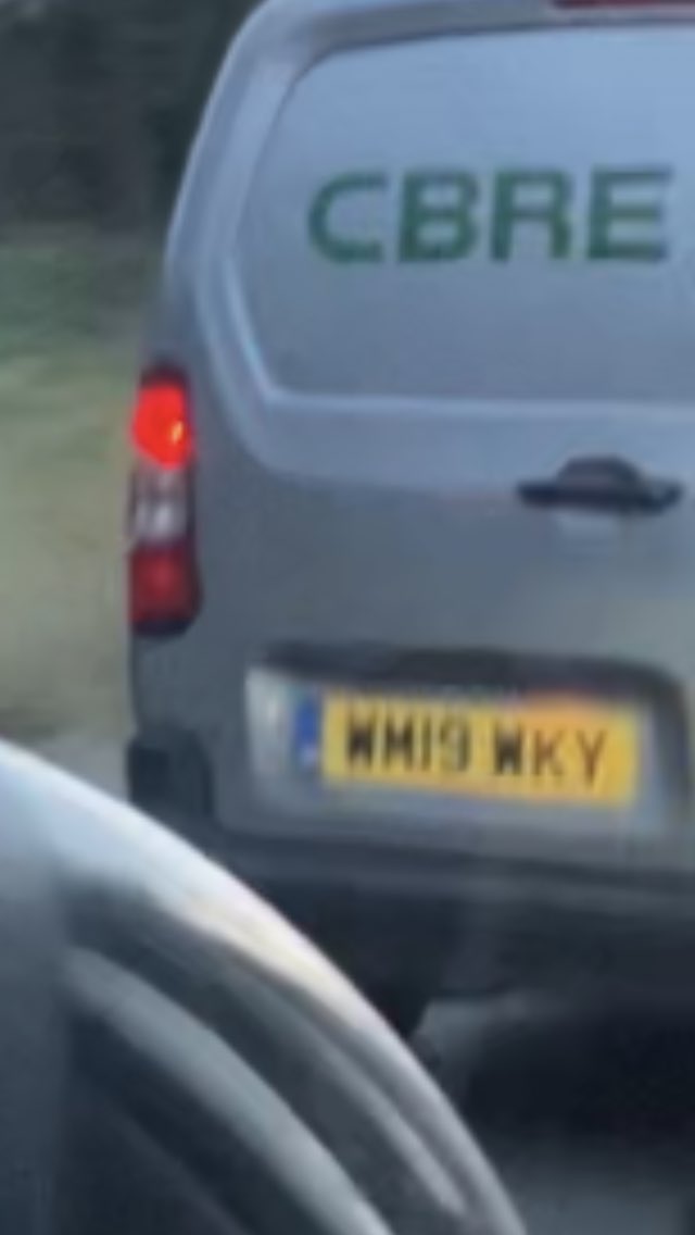 EvergreenLondon's tweet photo. #cbre 

This CBRE employee needs to be stopped. Dangerously driving down the M3 at speed, weaving in and out of traffic, undertaking
A Disgrace to CBRE! 29th December 4pm, M3 southbound, Jct 4 for Guildford, 
#dangerous
#driving 
#cbre https://t.co/ISeHtcozt8