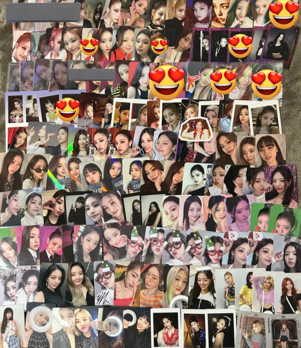 今の残り具合です🙆‍♀️
(もし購入済なのに消してないものあればdmにて問い合わせてください)
値段はできるだけ希望に合わせるので、声掛けてください🙆‍♀️

#itzy買取 #itzyトレカ #itzy交換