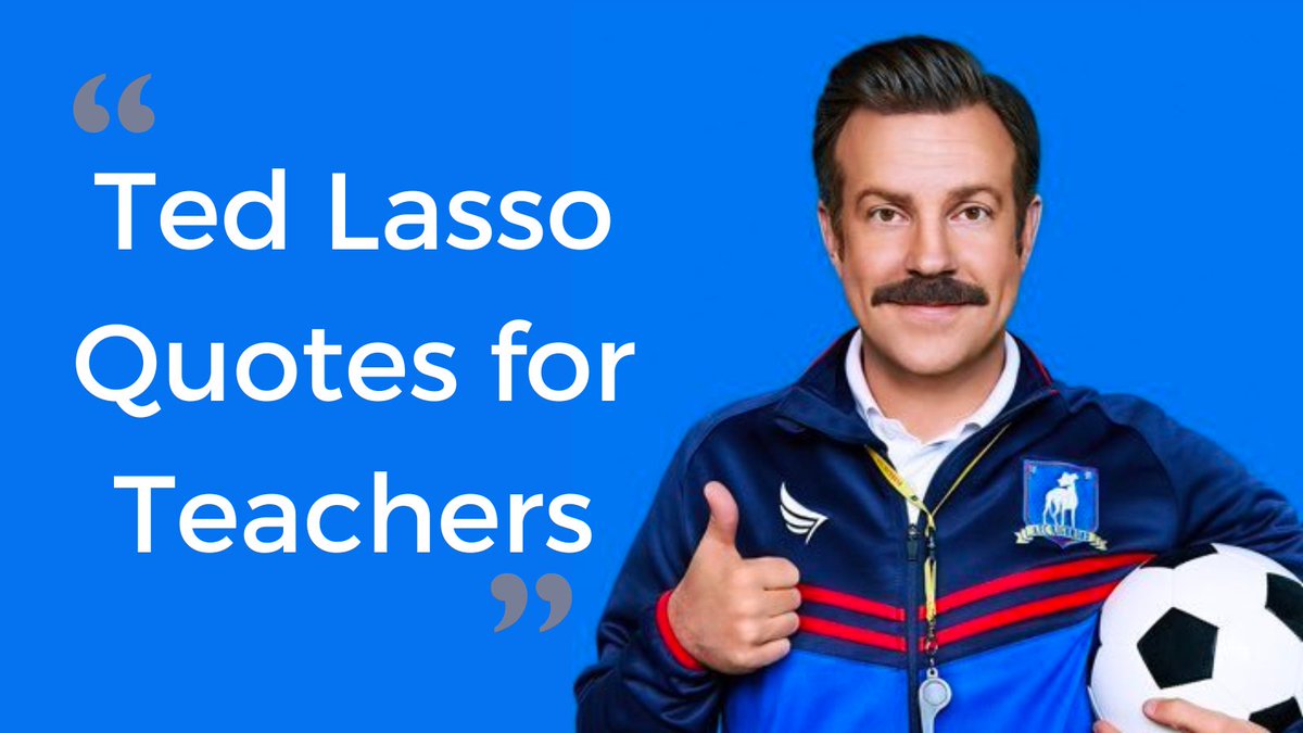 alicekeeler's tweet photo. "Be curious, not judgmental." - Encourages teachers to approach their students with an open mind and a willingness to learn from them.

I asked ChatGPT to give me a Ted Lasso quote for teachers. https://t.co/CxbOwoM8kf
