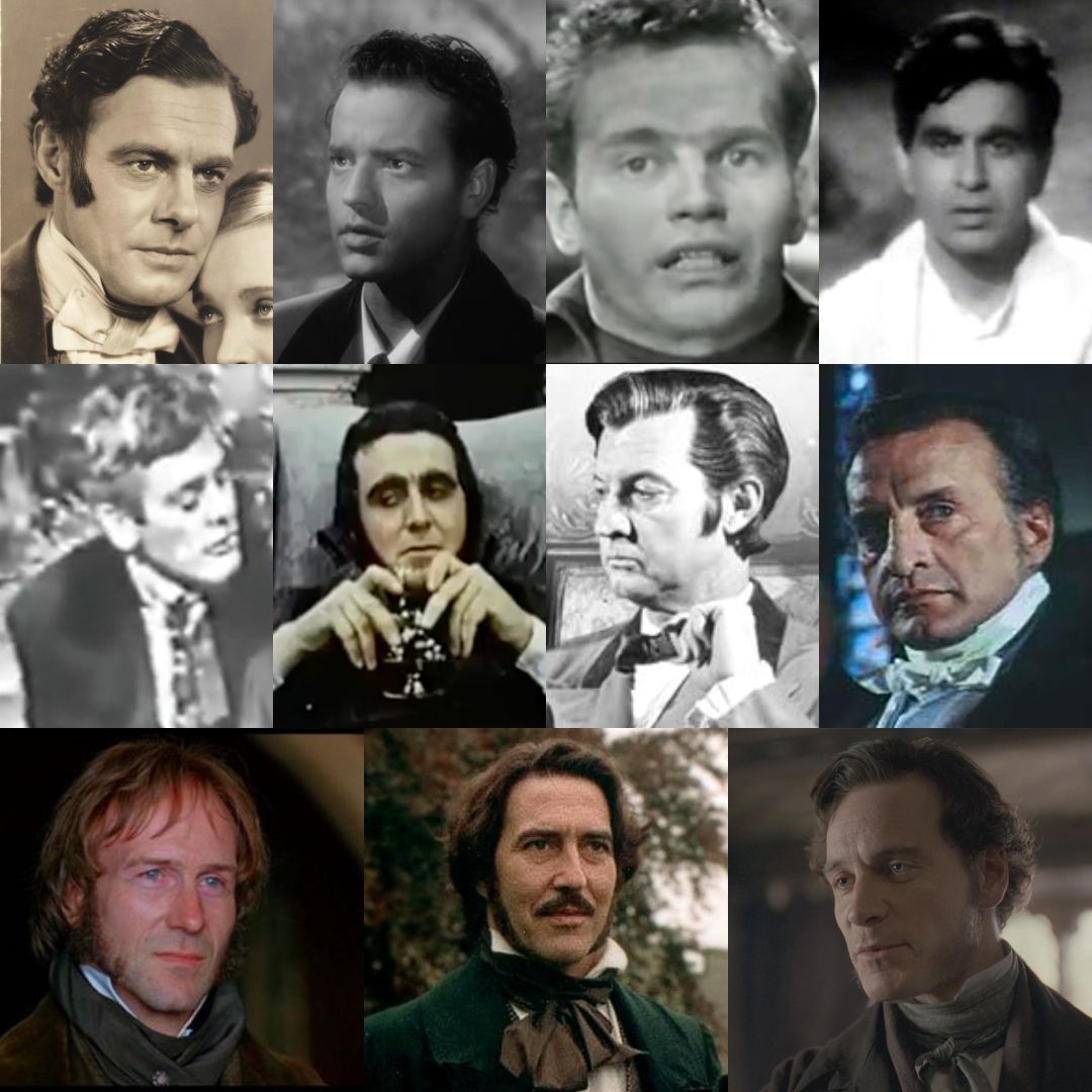 We have watched 11 Movie Adaptations of Jane Eyre: 1934, 1943, 1949, 1952, Sangdil 1952, 1957, 1961, 1970, 1996, 1997, 2011 

Which movie has your favorite Rochester?

All Adaptations from Eyre Buds: buff.ly/3voYvne

#JaneEyre #charlottebronte  #edwardrochester