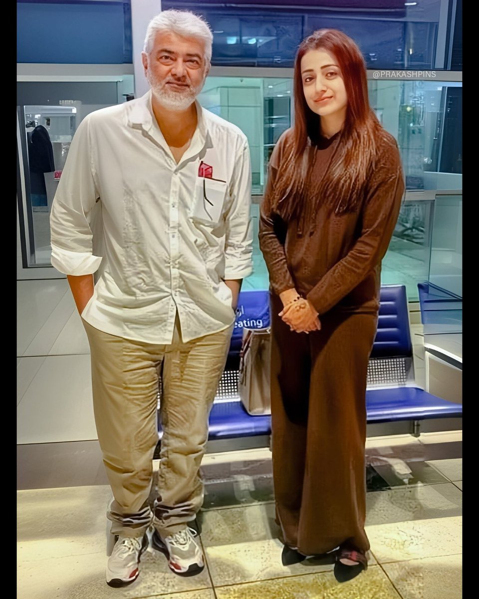 #AjithKumar & #Trisha together in a pic from Azerbaijan during #Vidaamuyarchi shoot📸♥️

#thala #ajith #trishakrishnan #beziquestreams #tamilcinema #kollywoodcinema #kollywoodactors #kollywoodmovie