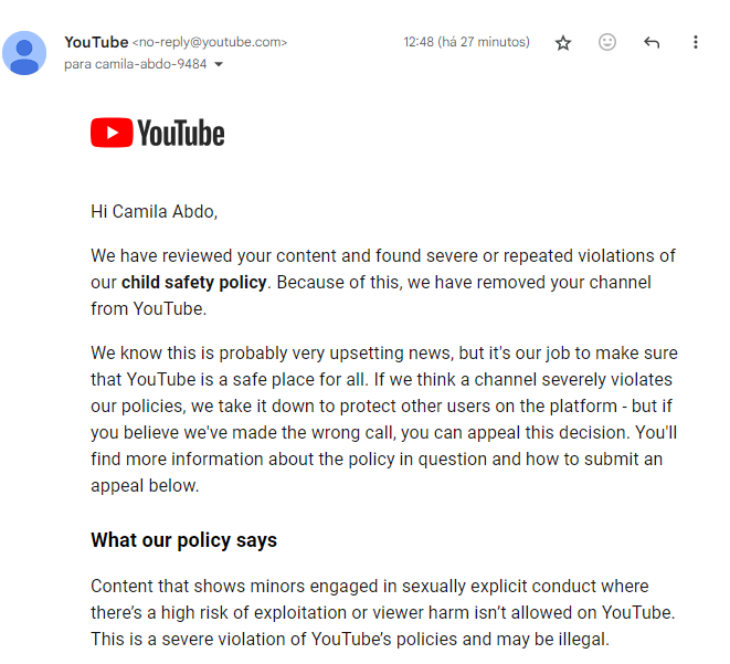 camilaabdo_'s tweet image. Eu sofri busca e apreensão em junho de 2020, sequestro de monetização em agosto de 2021 (sigo até hoje sem monetização e sem meu material apreendido), mas não removeram o canal. Foi só fazer um vídeo sobre a Choquei, que estranhamente o YT considerou que não é seguro para…