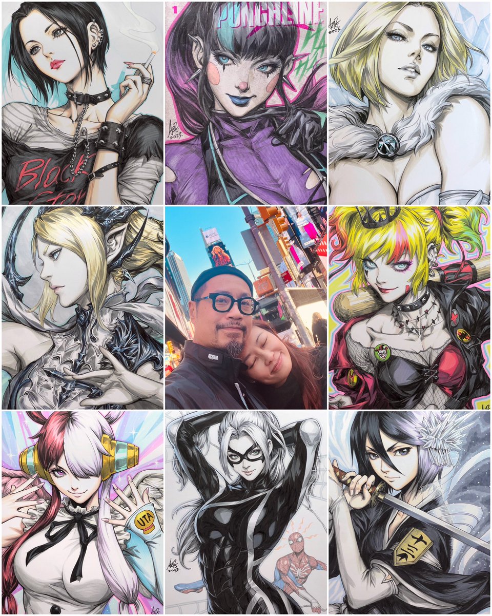 To wrap up 2023, here are some of my favorite art of this year, digital and traditional. Whether you’ve been following me since DeviantArt days or just discovered me through Marvel Snap, thank you for supporting my art! Hope to make better art for you in 2024! Support human art!