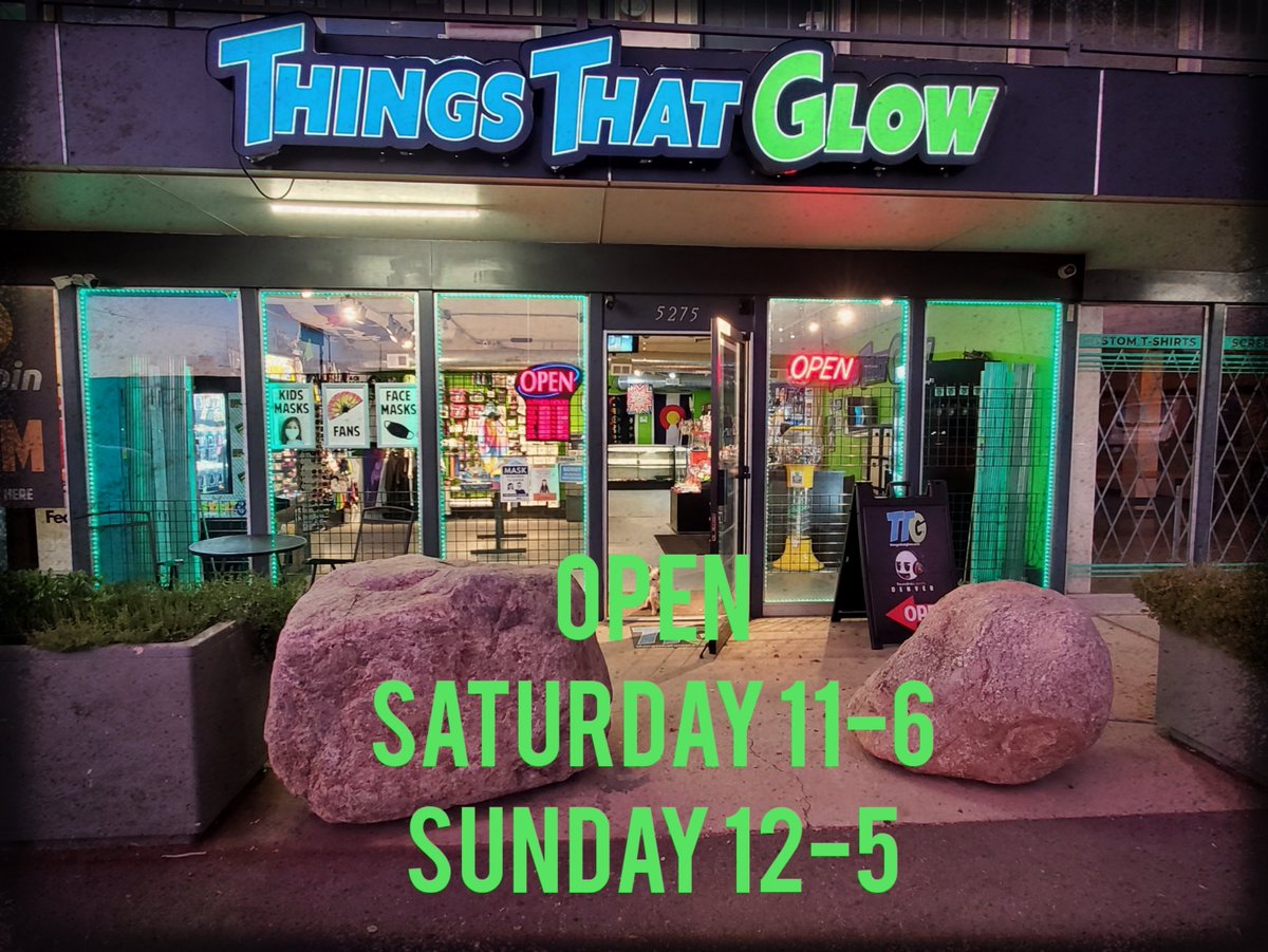 thingsthatglow's tweet photo. Things That Glow Open
Saturday 11-6
Sunday 12-5 https://t.co/Nhj8PkdpEy