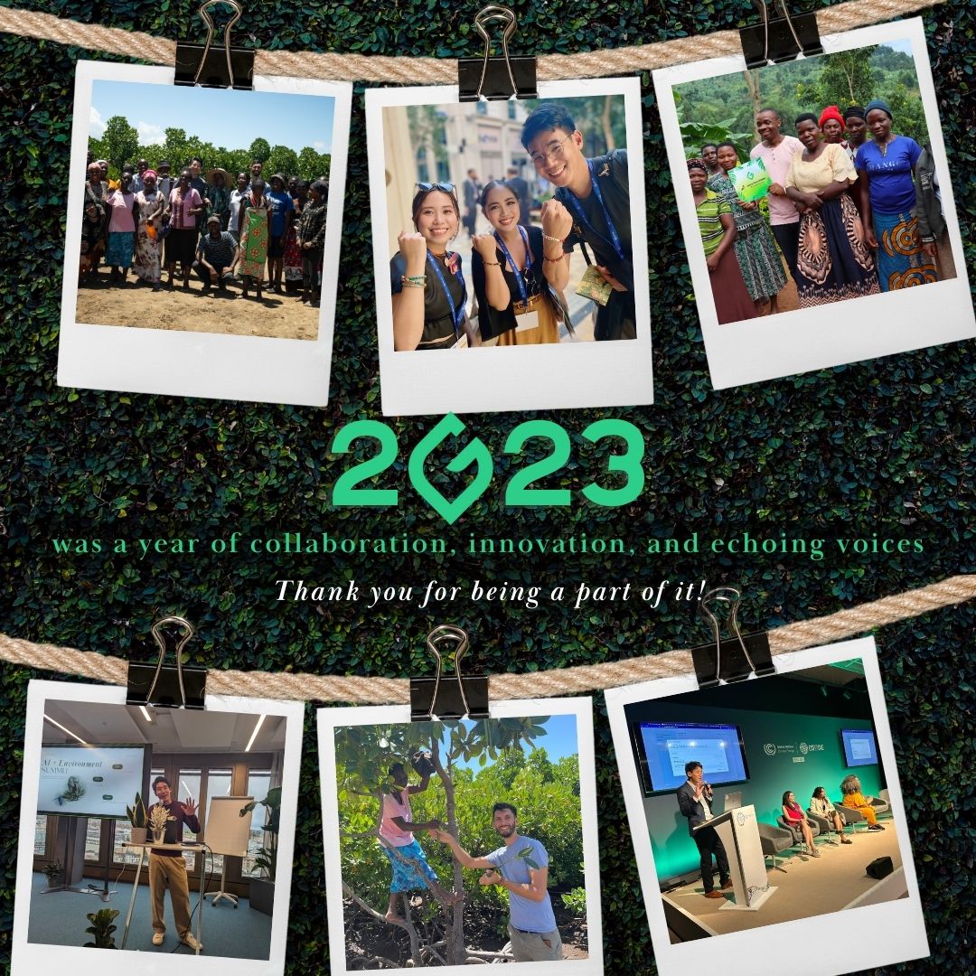 As the year comes to a close, we just wanna take a moment to celebrate #milestones in global #conservation, community empowerment, and #climate action. We're so happy to have planted seeds of change with you, fostered innovation, and supported voices often unheard.💚🥹 Thanks