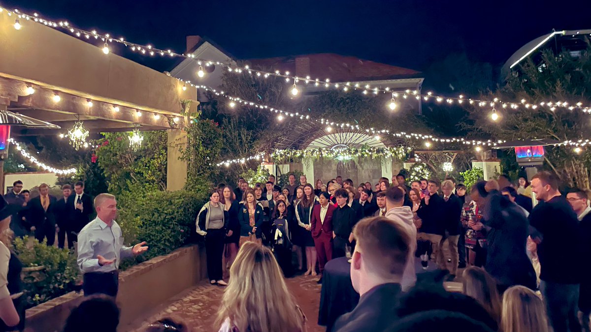 Highlight of a great week in AZ:

Seeing <a href="/CoachCandle/">Jason Candle</a> and our <a href="/ToledoFB/">Toledo Football</a> seniors stop by the band/spirit banquet to thank them for all they do.

Teamwork makes the dream work, and <a href="/UTRMB/">Rocket Marching Band</a> @UTCheerleading <a href="/ToledoDanceTeam/">UT Dancing Rockettes</a> bring it every time!

#TeamToledo 🚀📈