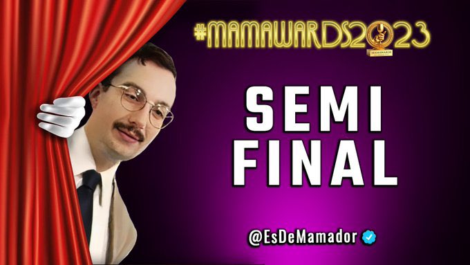 EsDeMamador's tweet photo. LISTA LA SEMIFINAL DE LOS #Mamawards2023 

El evento del año se acerca a su fin!!! 

Recuerden que pasan 2 por grupo así que usen bien su voto

Diganle a sus seguidores y a todos sus conocidos que voten en el evento del año, LIKE Y RT PARA DIFUNDIR

ABRO HILO 🧵 https://t.co/AUt1rTAoGx