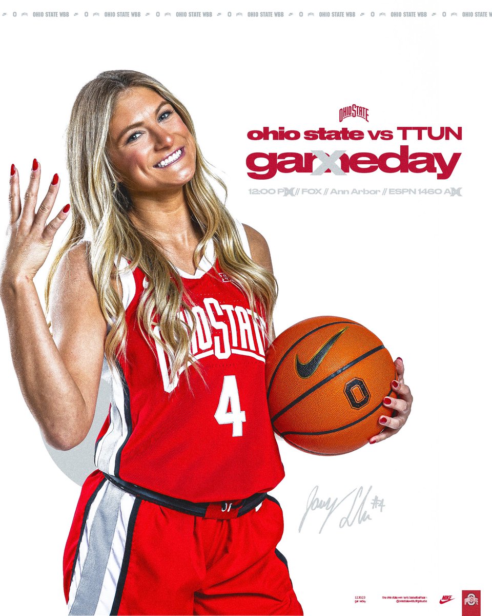 Get your popcorn ready 🍿

🆚 TTUN
📍 Crisler Center
⏰ 12:00 P❌ ET
📺 FOX
📻 ESPN 1460A❌

#GoBucks🌰 | @jacysheldon