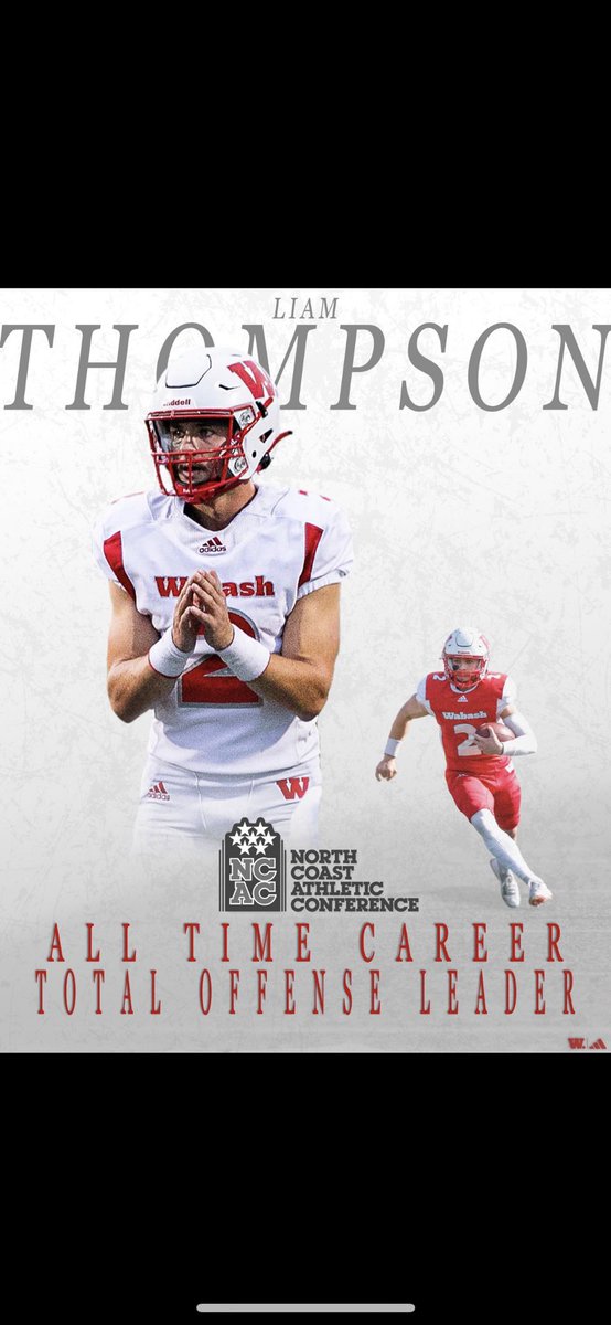 Tonyrazz03's tweet photo. Fired up to coach Wabash QB Liam Thompson for NFL Draft Prep. The dual threat QB owns numerous records including conference all time career total offense. Why he has a draft grade for majority of nfl teams. 1 of best QBs in D3 history either won or was up for every award at that level and was a 3x Manning Passing Academy participant and winner of throwing challenge. Welcome to the TEST Football family! @TEST_Football @liam_thompson2 @mpa_info @WabashFB