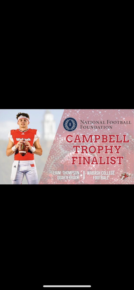 Fired up to coach Wabash QB Liam Thompson for NFL Draft Prep. The dual threat QB owns numerous records including conference all time career total offense. Why he has a draft grade for majority of nfl teams. 1 of best QBs in D3 history either won or was up for every award at that