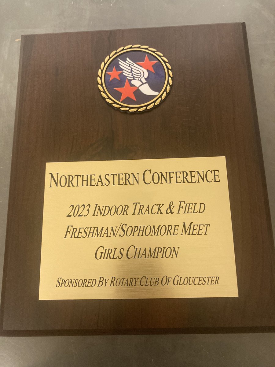 Congratulations to the girls for winning the NEC freshman sophomore meet!